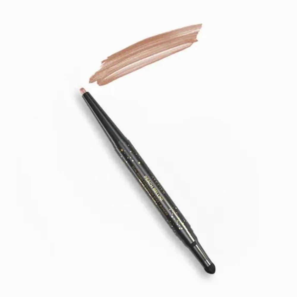 DEAR MIDNIGHT Dual-Ended Eyeshadow Stick + Blender in Peach Bellini ~peach pearl